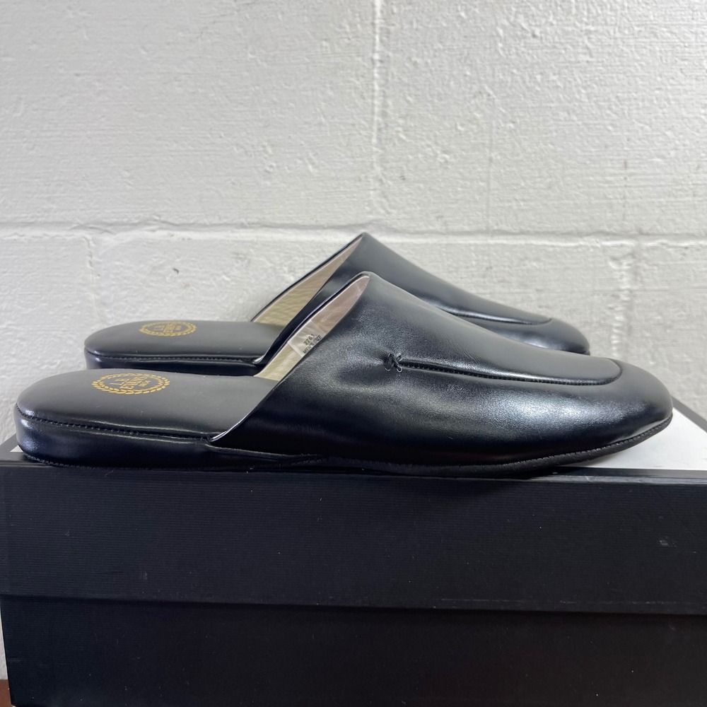 L.B. Evans Duke Scuff Opera 2761 Black‎ Leather Casual Slippers Men's 14 EEE